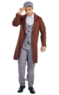 Fun Shack All Mens Costumes Peaky Blinders Gangster Costume