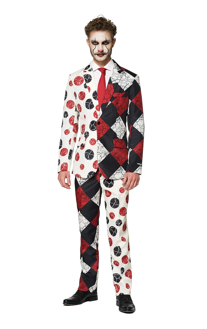 Suitmeister All Mens Costumes Mens Vintage Halloween Clown Suit