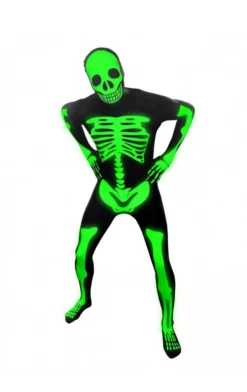 Body Republic All Mens Costumes Glow In The Dark Skeleton Morphsuit