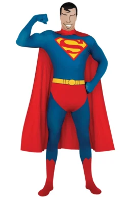 Rubies All Mens Costumes Adult Second Skin Superman Costume