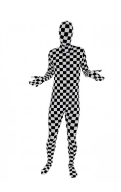 Body Republic All Mens Costumes Checked Morphsuit