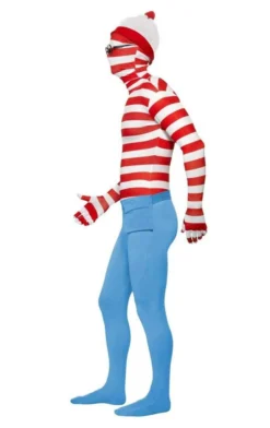 Smiffys All Mens Costumes Where's Wally Second Skin Costume