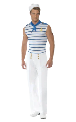 Smiffys All Mens Costumes Fever Male French Sailor