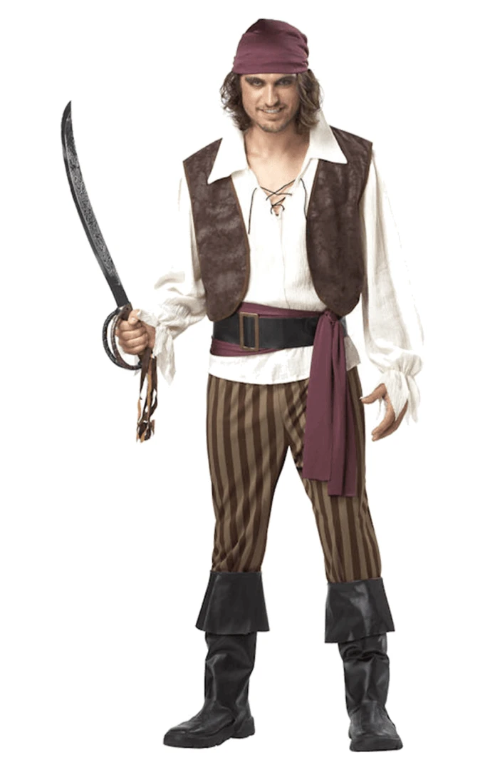 California Costumes All Mens Costumes Mens Rogue Pirate Costume