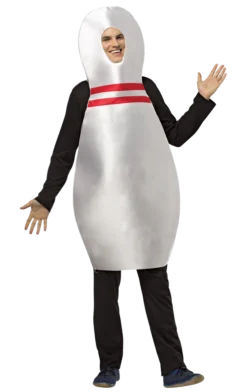 Rasta Imposta Adults Get Real Bowling Pin Costume All Mens Costumes