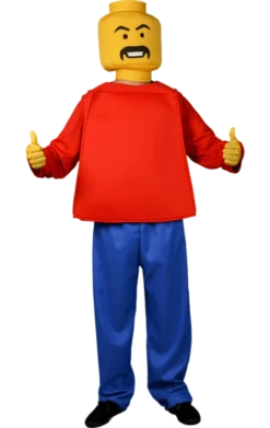 Body Republic Adult Mr Block Head Morph Costume All Mens Costumes