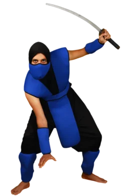 Body Republic Snake Eyes Ninja - Blue All Mens Costumes