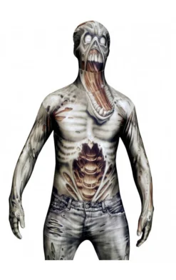 Body Republic Screaming Zombie Morphsuit All Mens Costumes