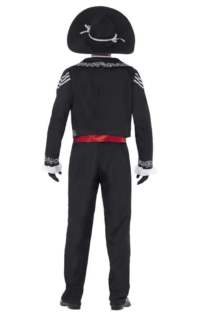 Smiffys Adult Day Of The Dead Senor Bones Costume