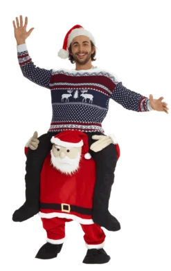 Body Republic All Mens Costumes Santa Piggyback Costume