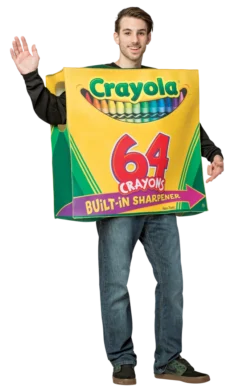 Angels Dist. All Mens Costumes Crayola 64 Box