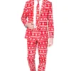 OppoSuits All Mens Costumes Christmas Red Nordic Suitmeister
