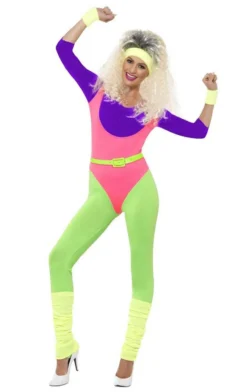Smiffys Adult 80's Work Out Costume