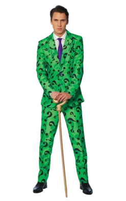 OppoSuits Mens The Riddler Suitmeister