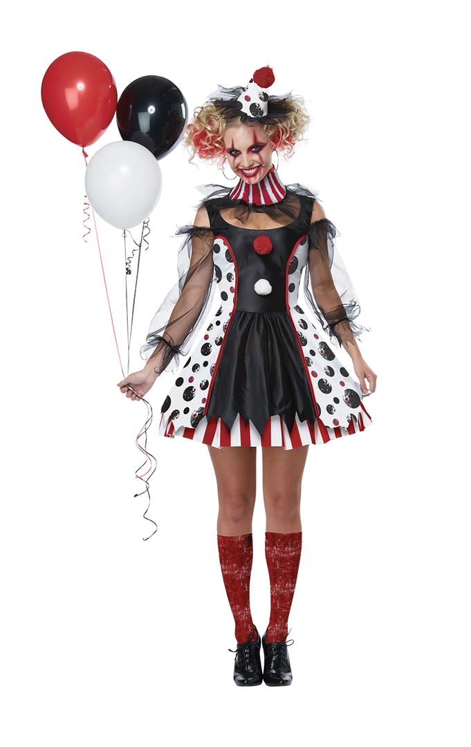 California Costumes All Womens Costumes Ladies Twisted Clown