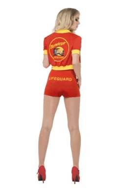 Smiffys All Womens Costumes Baywatch Costume Official Bodysuit