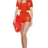 Smiffys All Womens Costumes Baywatch Costume Official Bodysuit