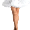 Generic Adults White Petticoat Layered Tulle