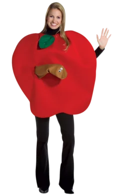 Rasta Imposta Apple With Worm Costume