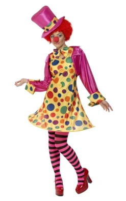 Smiffys Adult Clown Lady Costume All Womens Costumes