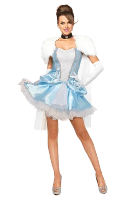 Leg Avenue 4pc Slipper-less Sweetie All Womens Costumes