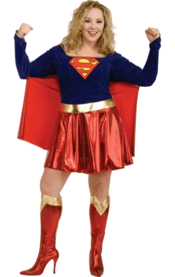 Rubies Supergirl Sexy Super Hero Costume (Plus Size) All Womens Costumes
