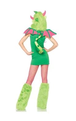 All Womens Costumes Leg Avenue Green Magic Dragon Sexy Fancy Dress Costume