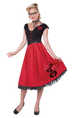 California Costumes Rock N Roll Sweetheart Costume All Womens Costumes