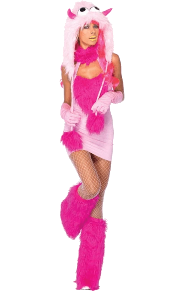 Leg Avenue Pink Puff Monster Costume