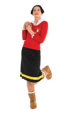 Rubies Adult Deluxe Popeye Olive Oyl Costume