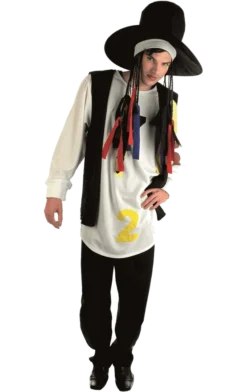 Fun Shack Adult 80s Pop Star Costume All Mens Costumes