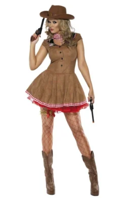 Smiffys Fever Wild West Cowgirl Costume