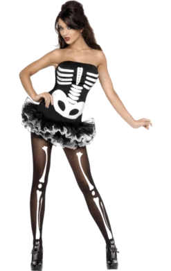 Smiffys Fever Skeleton Outfit