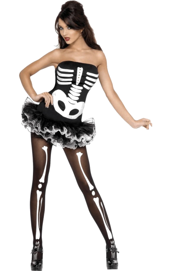 Smiffys Fever Skeleton Outfit