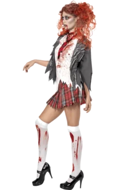 Smiffys High School Horror Zombie Schoolgirl Costume