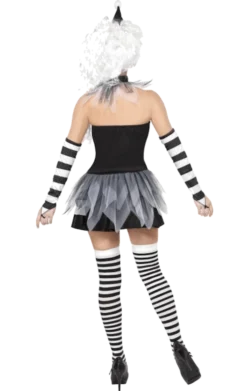 Smiffys All Womens Costumes Sinister Pierrot Clown Costume