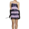 Smiffys Fever Flapper Costume PURPLE All Womens Costumes