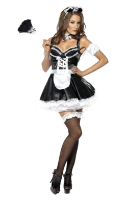 Smiffys All Womens Costumes Fever Flirty French Maid