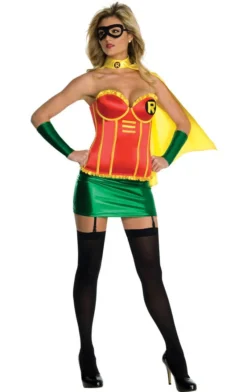 Rubies Ladies Robin Batman Superhero Fancy Dress Costume All Womens Costumes
