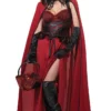 California Costumes Dark Red Riding Hood Costume