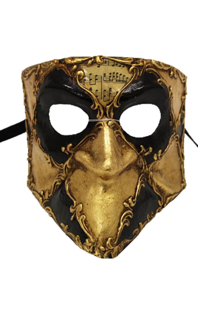 Generic Masks Gold Bauta Masquerade Mask