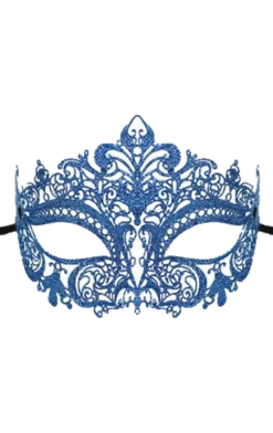 Generic Blue Glitter Masquerade Mask