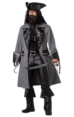 California Costumes All Mens Costumes Adult Blackbeard The Pirate Costume