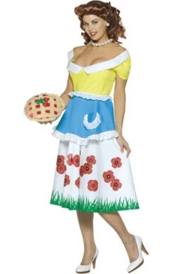 Rasta Imposta Adult June 50s Costume With Cherry Purse All Womens Costumes