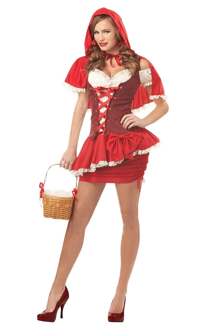 California Costumes Adult Miss Red Riding Hood Costume