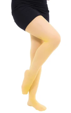 Rubies Accessories Adult Thick Translucent Tights Yellow