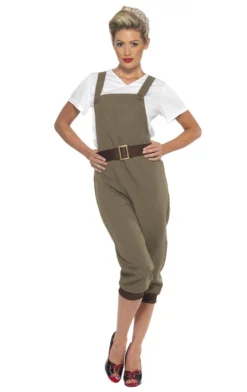 Smiffys Adult WW2 Land Girl Costume