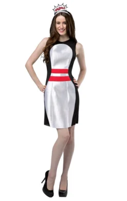 Rasta Imposta All Womens Costumes Bowling Pin Dress