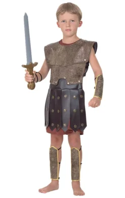 Bristol Novelty Child Warrior Boy Costume Kids