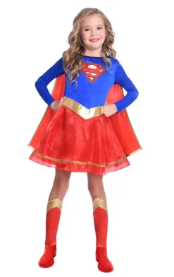 Generic All Girls Costumes Childrens Classic Supergirl Costume